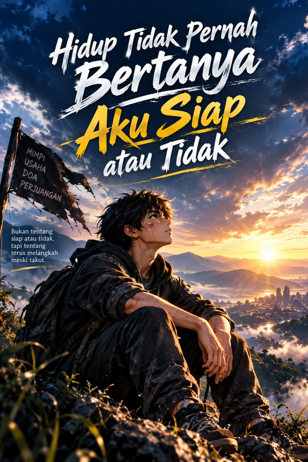 Cover Hidup Tidak Pernah Bertanya Aku Siap atau Tidak